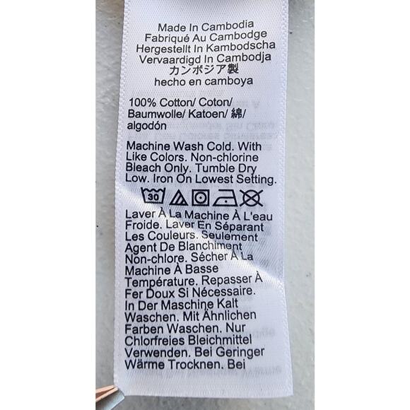 J Crew Shirt Womens Medium Black Cotton Long Sleeve Cropped Crewneck Mallcore - Picture 12 of 13